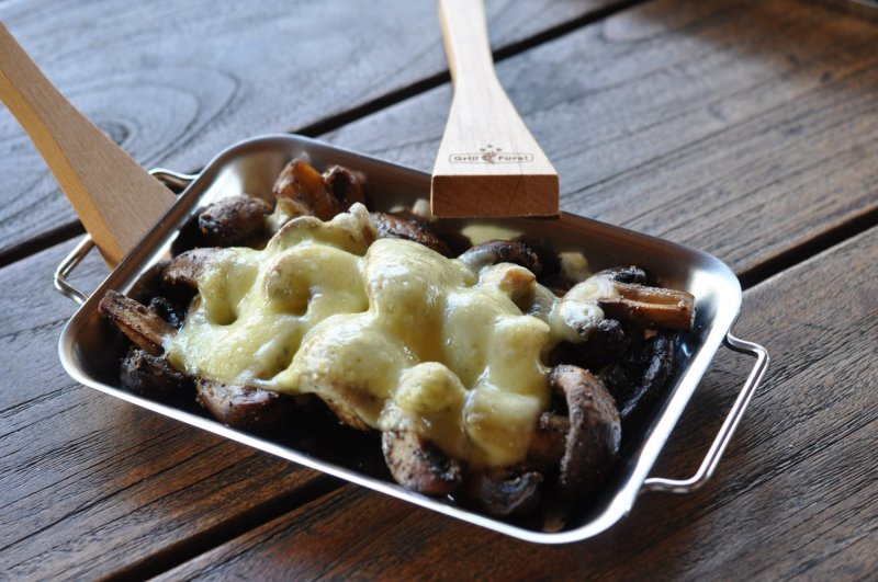 Grillfürst Grillpfännchen 2er Set mit Schabern