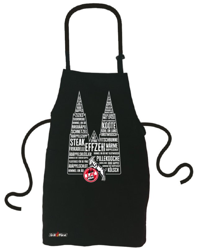 Grillfürst Grillschürze mit Tasche - 1. FC Köln Edition