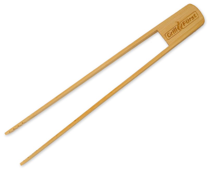 Grillfürst Mini-Grillzange 29 cm - Bambus