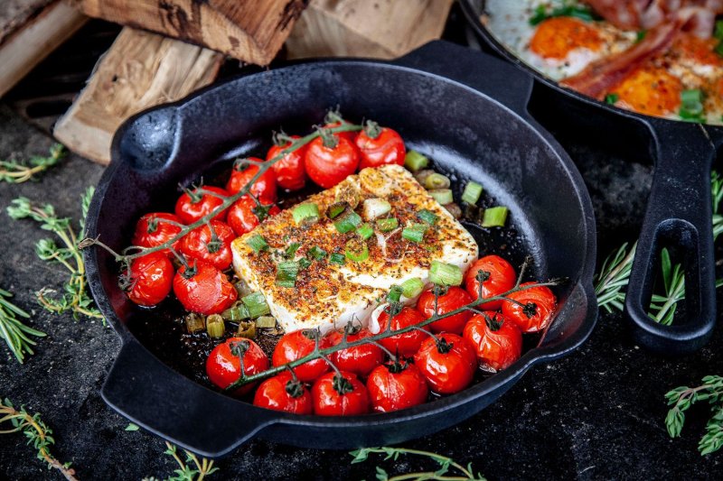 Grillfürst Gusseisenpfanne mit 2 Griffen Ø 25 cm