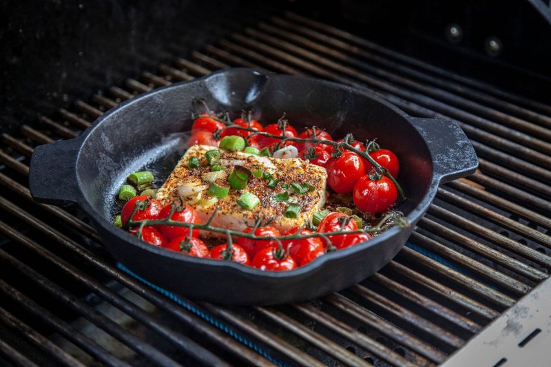 Grillfürst Gusseisenpfanne mit 2 Griffen Ø 25 cm