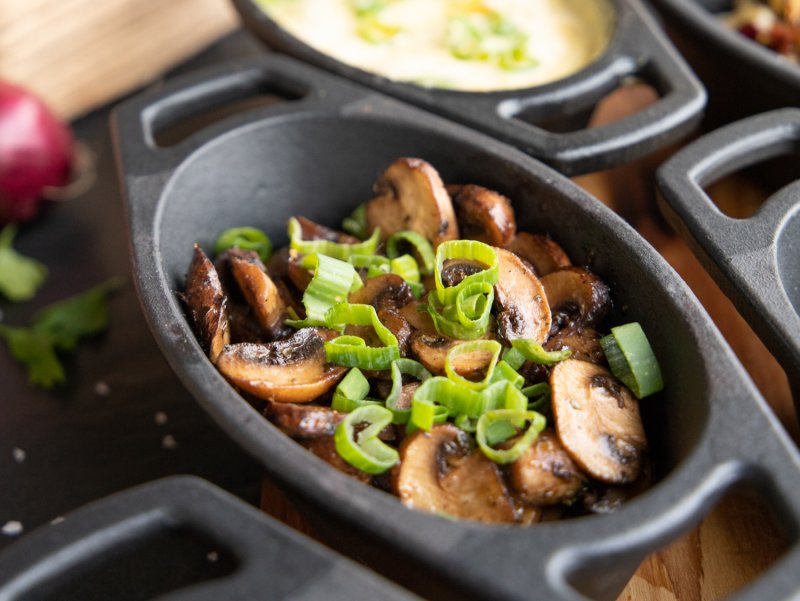 Grillfürst Gusseisen Pfännchen / Servierpfännchen, 6er Set