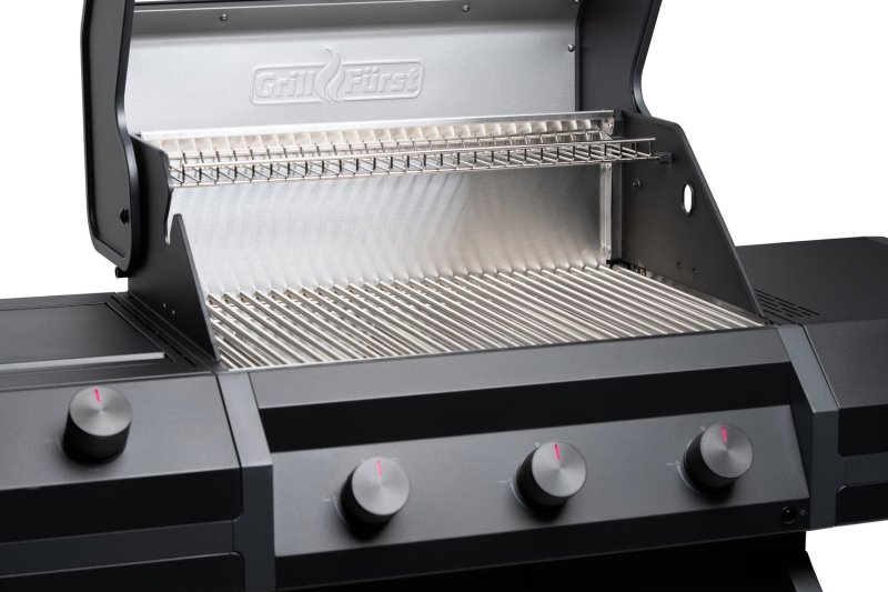 Grillfürst Independence P330E Gasgrill - mattschwarz - mit XXL Infrarotbrenner und Edelstahlrosten