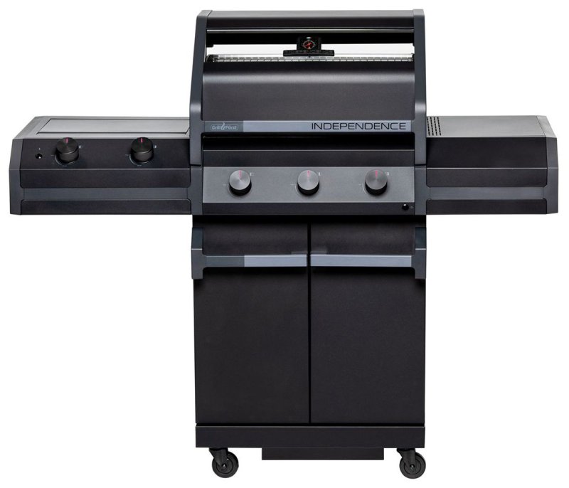 Grillfürst Independence P330E Gasgrill - mattschwarz - mit XXL Infrarotbrenner und Edelstahlrosten