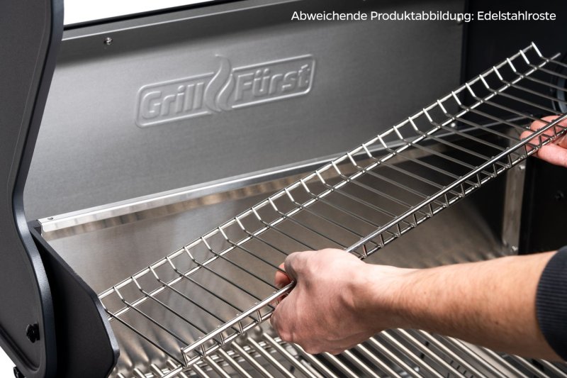 Grillfürst Independence P330G Gasgrill - mattschwarz - mit XXL Infrarotbrenner und Gusseisenrosten