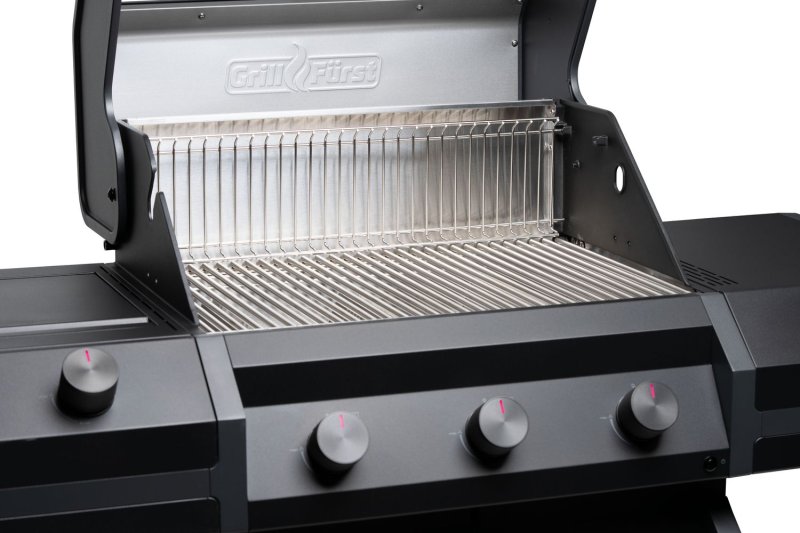 Grillfürst Independence P330E Gasgrill - mattschwarz - mit XXL Infrarotbrenner und Edelstahlrosten