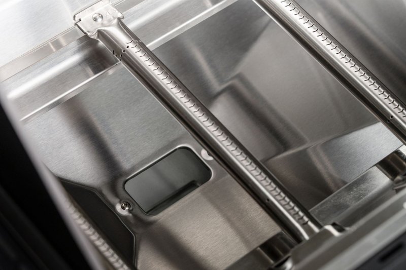 Grillfürst Independence P830G Doppelkammer Gasgrill - mattschwarz - mit XXL Infrarotbrenner, Seitenkocher, Heckbrenner und Gusseisenrosten