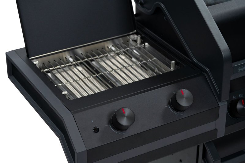 Grillfürst Independence P530E Smart Grill - mit WLAN-Modul, XXL Infrarotbrenner, Heckbrenner und Edelstahlrosten