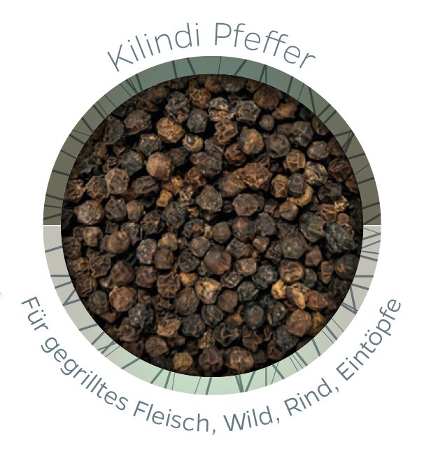 Grillfürst Kilindi Pfeffer - Keramikdose 70g
