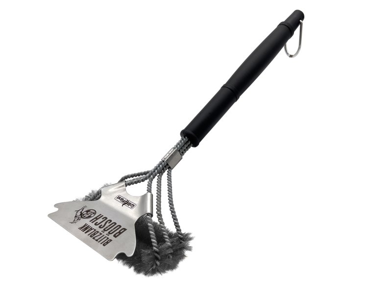 Grillfürst Grillbürste - 1. FC Köln Edition - Edelstahl, mit breitem 3-fach Bürstenkopf und Schaber