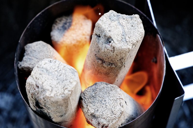 Grillfürst Kokosbriketts in Stangenform - 20 kg - ideal für Dutch Oven und Grill