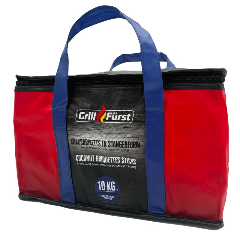 Grillfürst Kokosbriketts in Stangenform - 20 kg - ideal für Dutch Oven und Grill