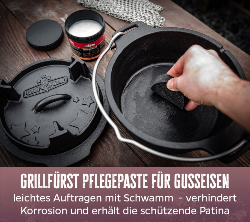 Grillfürst Dutch Oven BBQ Edition DO4 - X-DEAL inkl. Starterset Zubehör