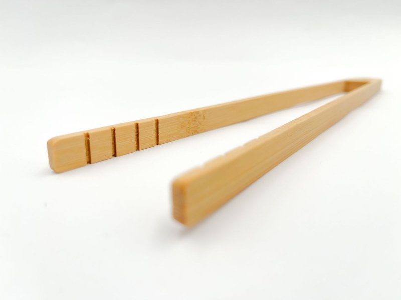 Grillfürst Mini-Grillzange 29 cm - Bambus