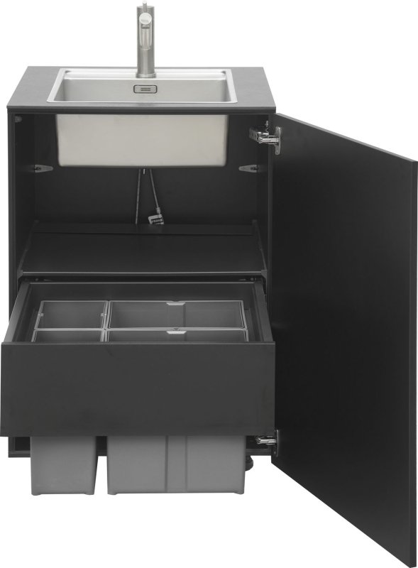 Grillfürst Moments Innenschubkasten mit Mülleimer - Set - inkl. 2 x 17L + 2 x 8L Behälter