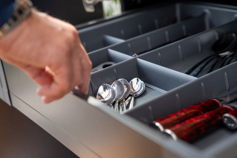Grillfürst Moments Innenschubkasten, H: 70 mm, mit Besteckeinsatz