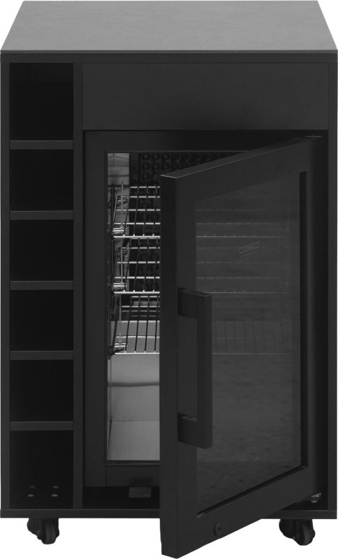 Grillfürst Moments Outdoor Schrank mit Kühlschrank und Flaschenregal - Nero - 60 cm