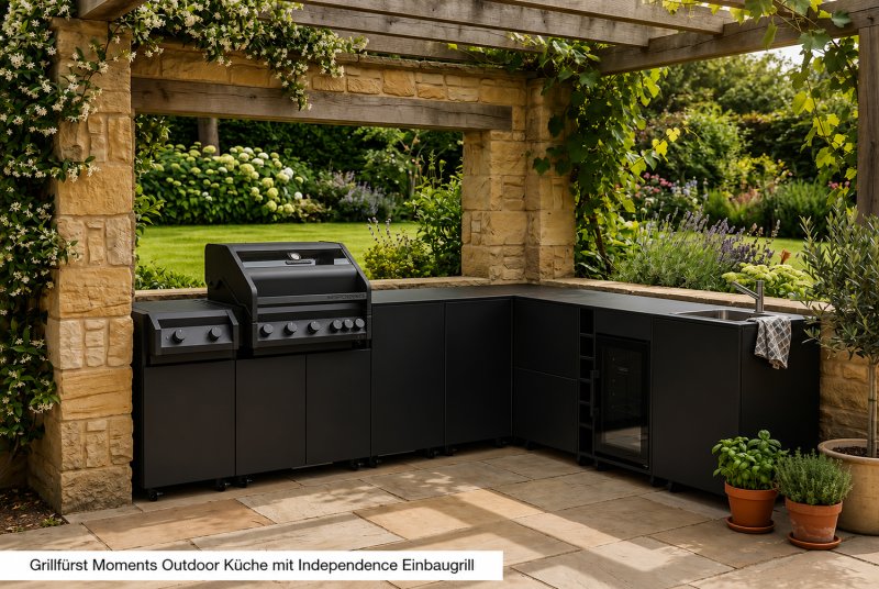 Grillfürst Independence P230E XXL Einbau-Infrarotbrenner - mattschwarz