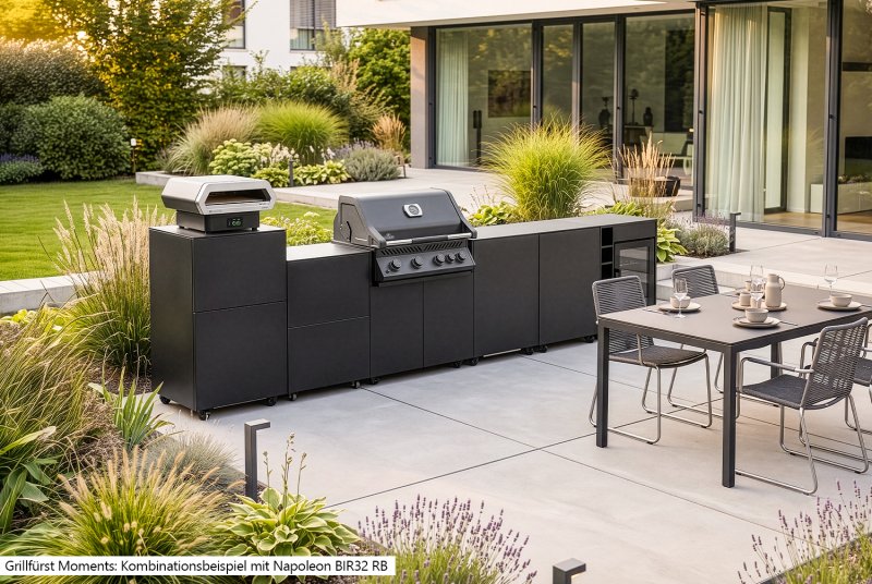 Grillfürst Moments Napoleon BIR32 RB Gasgrill - Nero