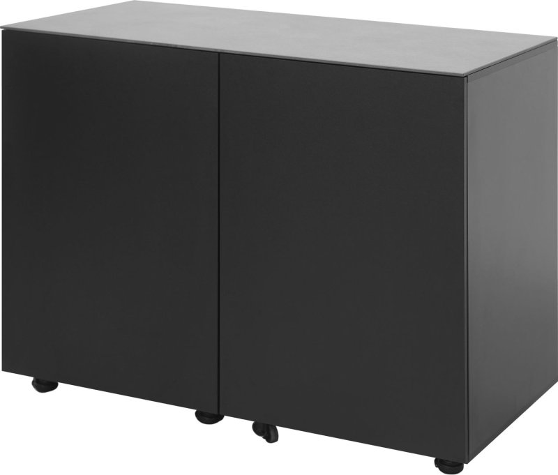 Grillfürst Moments Sideboard mit Tür, Einlegeboden und Gasflaschenschrank - Nero - 120 cm