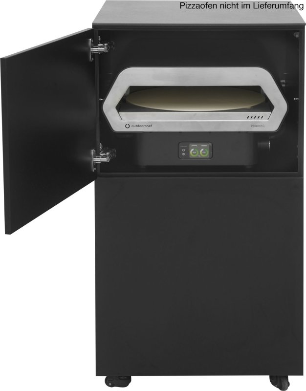 Grillfürst Moments Pizzaofenschrank - Nero - 60 cm