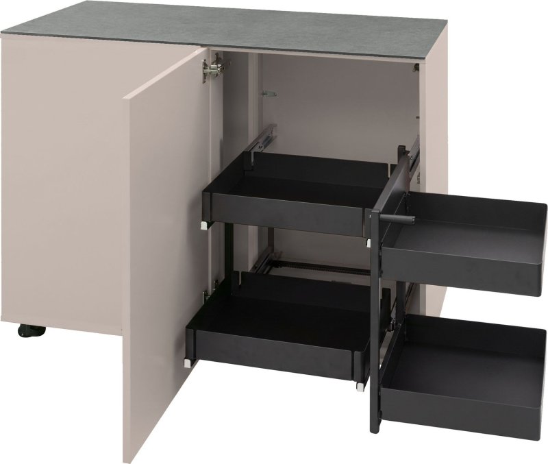 Grillfürst Moments Eckschrank mit Auszug rechts - Mediterran / Eter - 120 cm