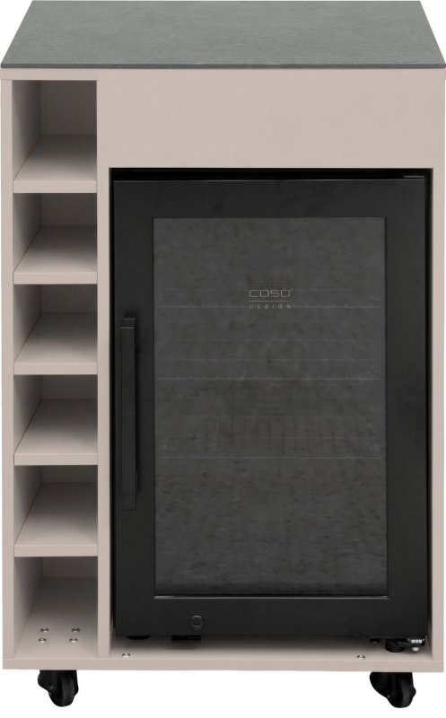 Grillfürst Moments Outdoor Schrank mit Kühlschrank und Flaschenregal - Mediterran / Eter - 60 cm
