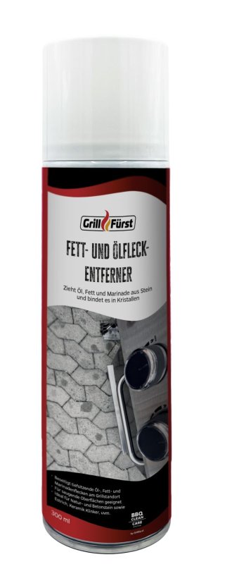 Grillfürst Grillreiniger-Set: Frühjahrsputz für Grill und Terrasse - mit Spezialreinigern für Härtefälle, Bodenflecken und Keramikbrenner