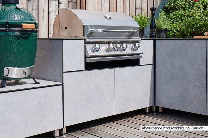 Grillfürst Outdoor Küche Grillschrank Modul OKG130 Beton