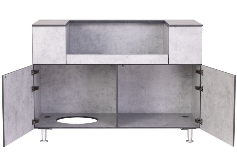 Grillfürst Outdoor Küche Grillschrank Modul OKG130 Beton