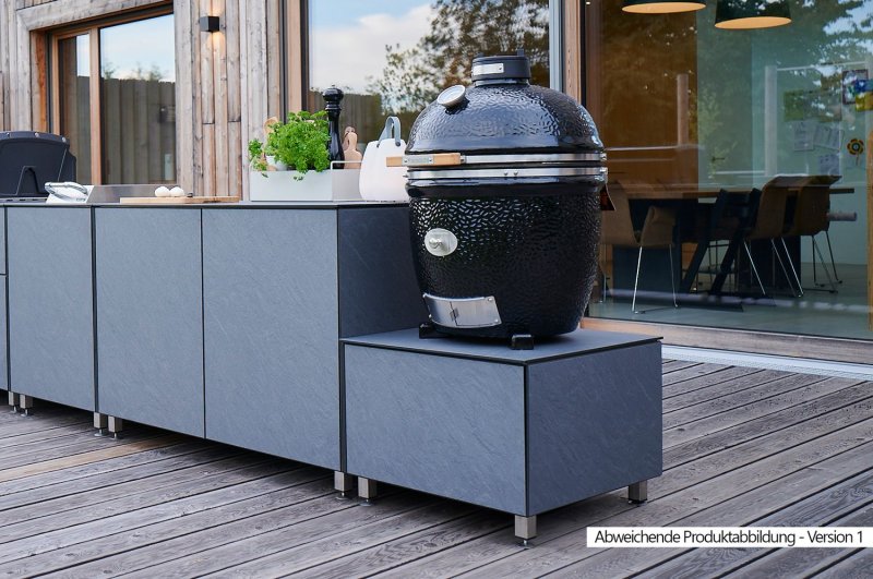 Grillfürst Outdoor Küche Podest Modul OKE66 Schiefer