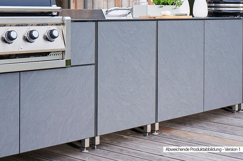 Grillfürst Outdoor Küche Schrank Modul klein OKS66 Schiefer