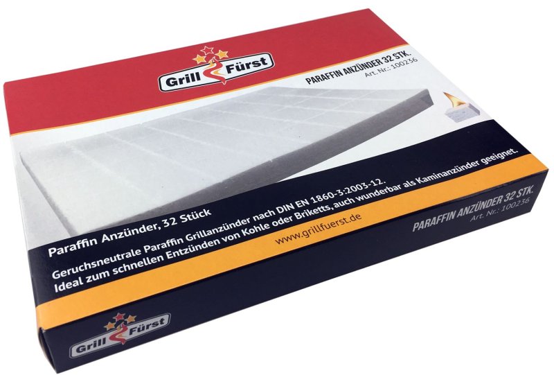 Grillfürst Paraffin Grillanzünder 32 Stk. Anzündwürfel