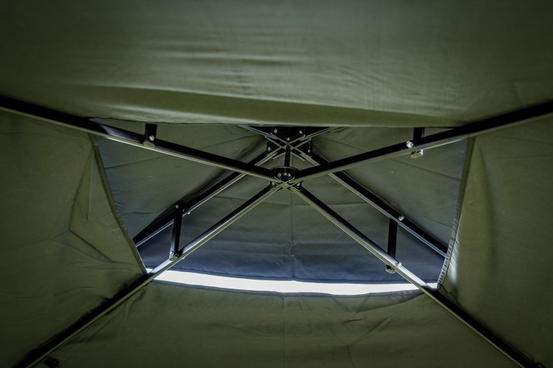 Grillfürst Pop-Up Pavillon / Grillpavillon / Gartenpavillon / Grillzelt 3x3m v3 - mit Rauchabzug