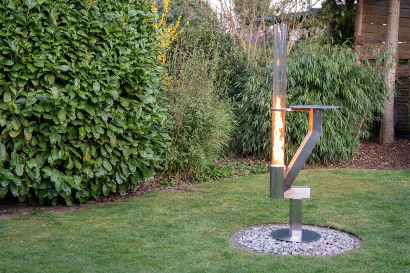 Grillfürst Pelletfackel / Feuerrohr - die original Rhönfackel