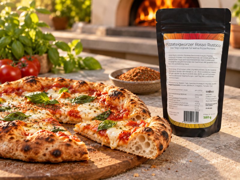 Grillfürst Pizzateigwürzer "Rosso Rustico" - 180 g