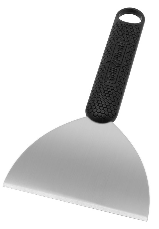 Grillfürst Plancha-Set 12tlg. - Wender, Spachtel, Schaber, Burgerglocken, Bratringe und Squeezeflaschen