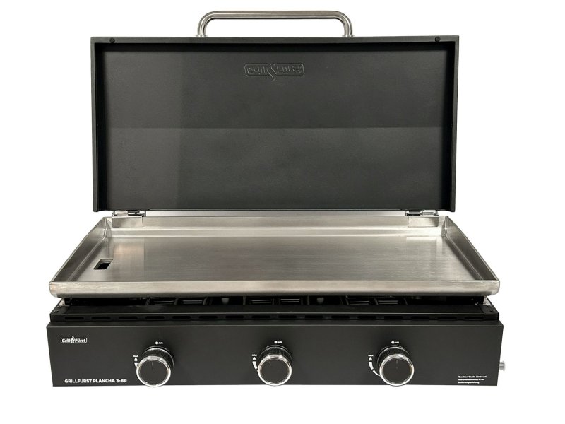 Grillfürst Deckel für Planchagrill 3 Brenner - Wind-/Spritzschutz