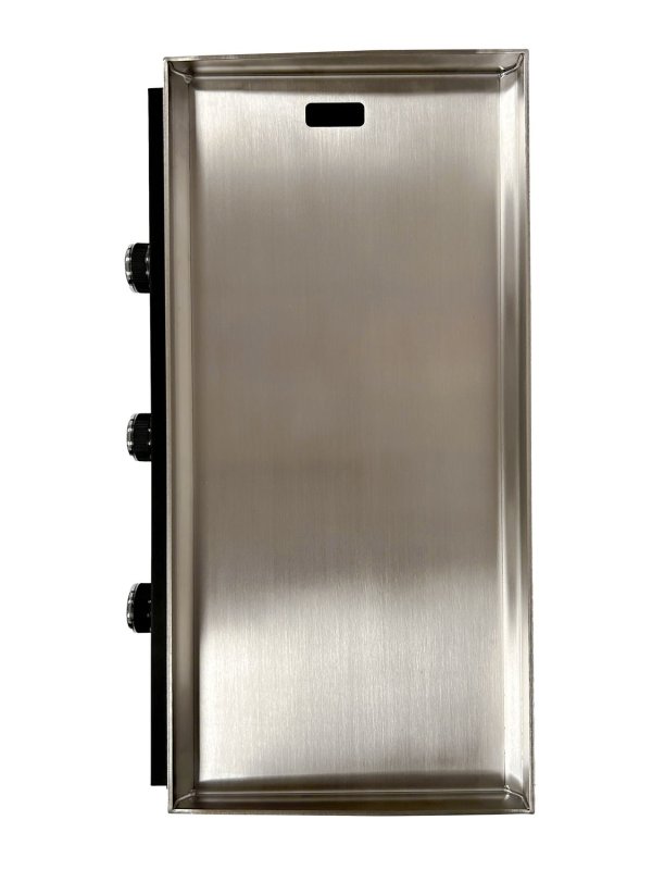 Grillfürst Plancha Grill - 3 Brenner mit Edelstahl Plancha