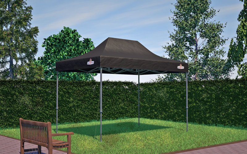 Grillfürst Premium Pop-Up Grillpavillon / Grillzelt 4,5 x 3 m mit wasserdichtem Dach