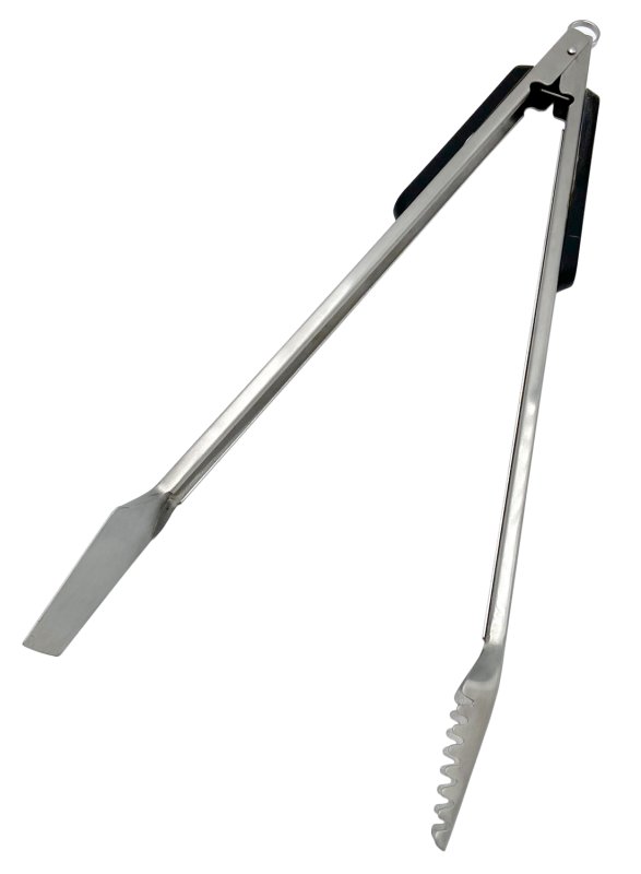 Grillfürst Premium Grillzange mit Spatelkopf 50 cm - Edelstahl