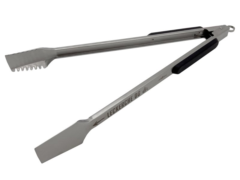 Grillfürst Premium Grillzange mit Spatelkopf 50 cm - Edelstahl - FC Köln Edition