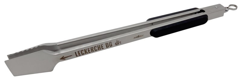 Grillfürst Premium Grillzange mit Spatelkopf 50 cm - Edelstahl - FC Köln Edition