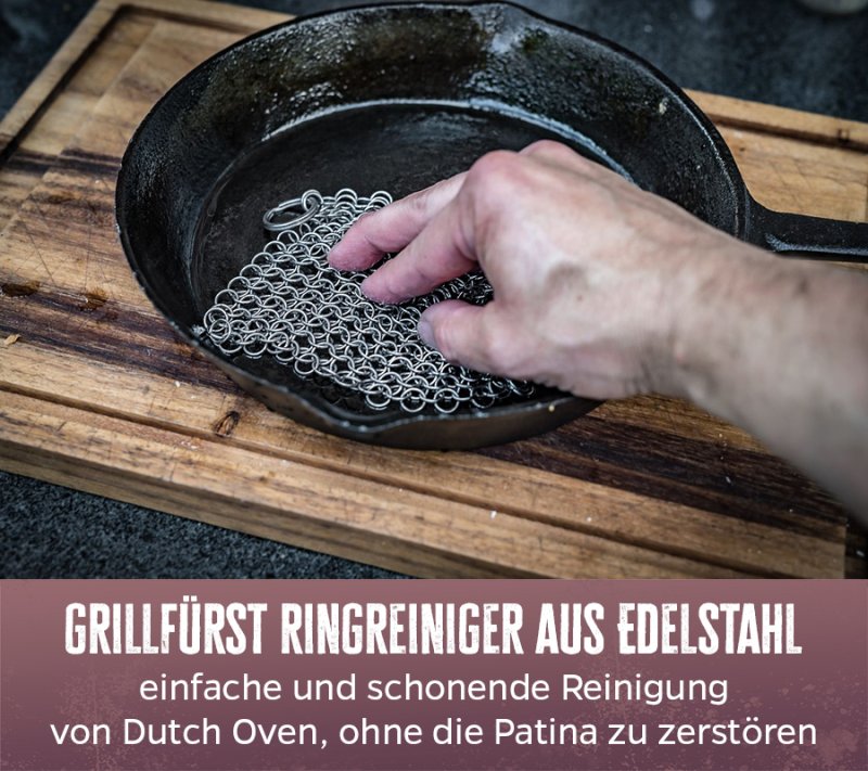 Grillfürst Dutch Oven BBQ Edition DO4 - X-DEAL inkl. Starterset Zubehör