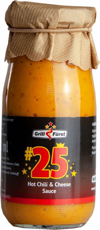 Grillfürst BBQ Sauce No. #25, Hot Chili & Cheese Sauce