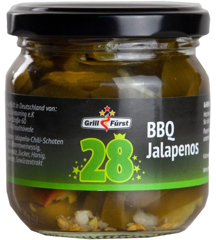 Grillfürst BBQ No. #28, BBQ Jalapenos