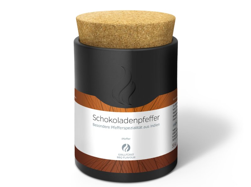 Grillfürst Schokoladenpfeffer - Keramikdose 55g