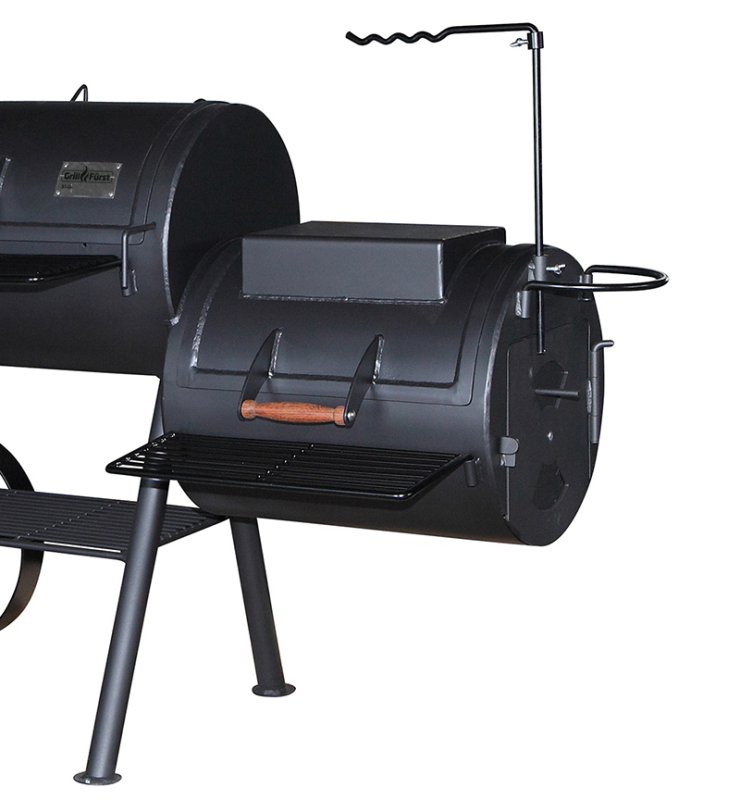 Grillfürst Frontablage an Brennkammer für Grillfürst 18" Smoker