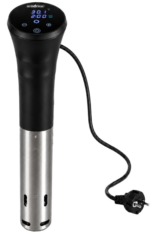 Grillfürst Sous Vide Stick - 1100 Watt, mit Timer und Touchdisplay