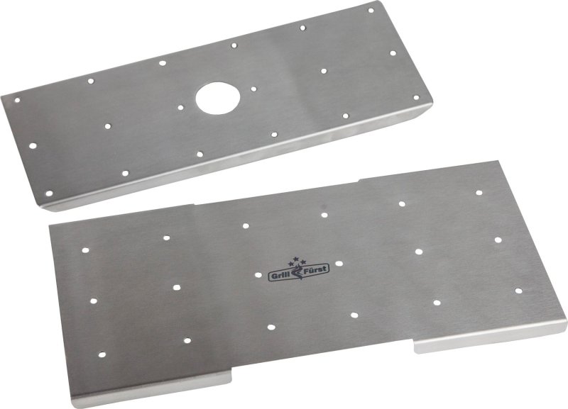 Grillfürst Fingerfood Set: Gemüsekorb Edelstahl, Fingerfood Spießeinsatz und 100 Holzspieße